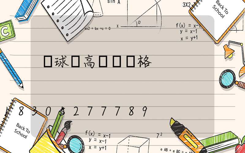 籃球場高桿燈價格