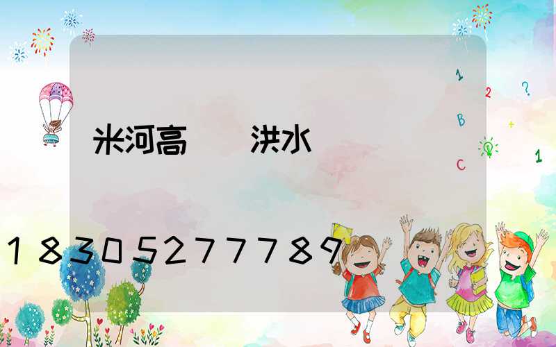 米河高桿燈洪水
