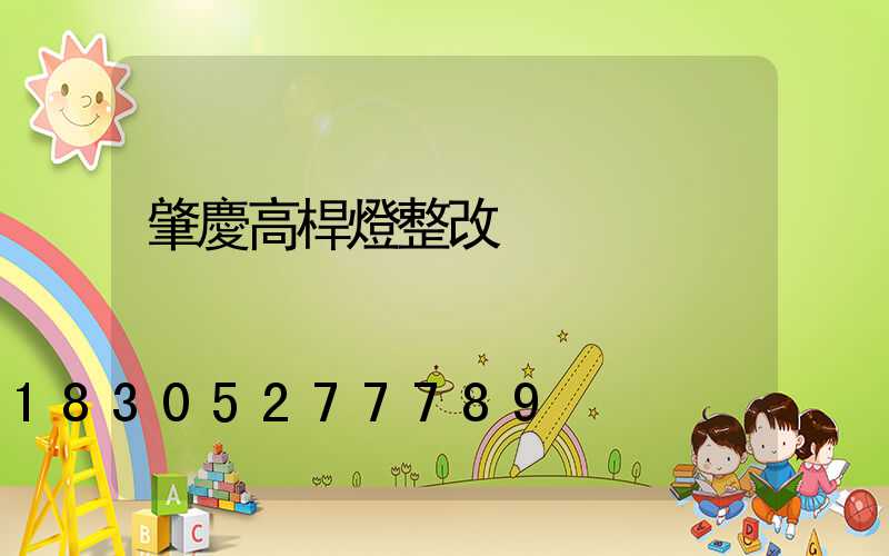 肇慶高桿燈整改