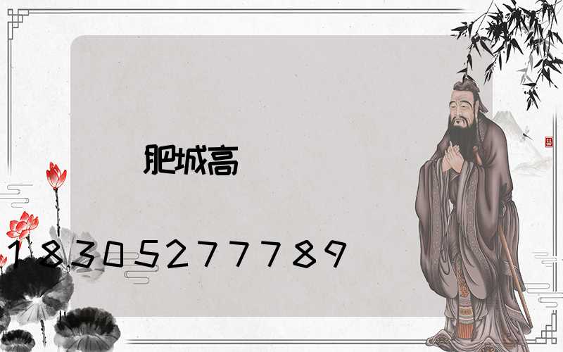 肥城高桿燈