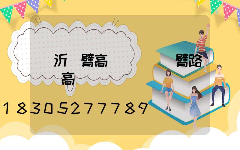 臨沂雙臂高桿燈(單雙臂路燈桿高桿燈)