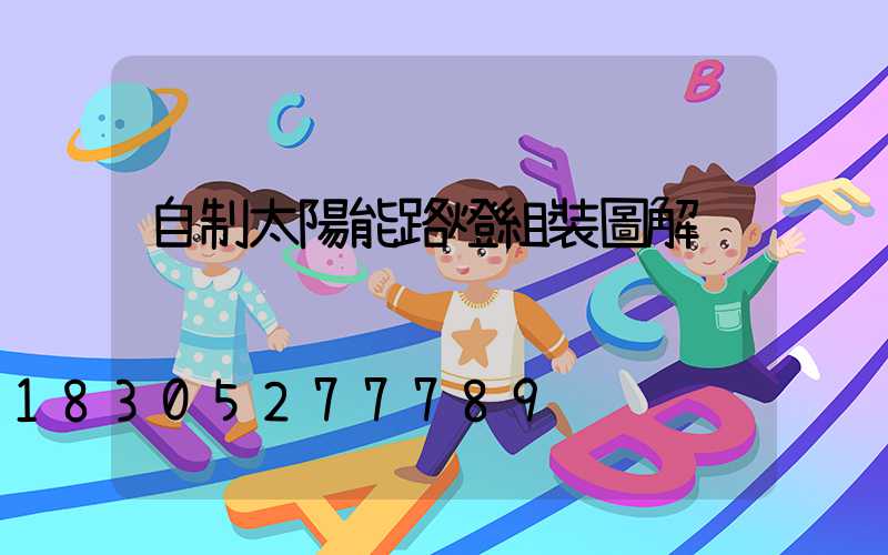 自制太陽能路燈組裝圖解