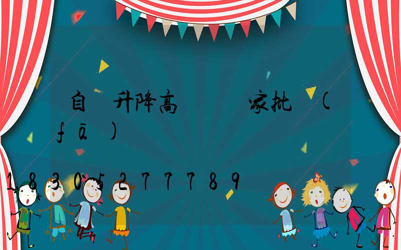 自動升降高桿燈廠家批發(fā)