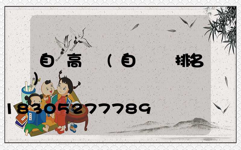 自貢高桿燈(自貢燈廠排名)