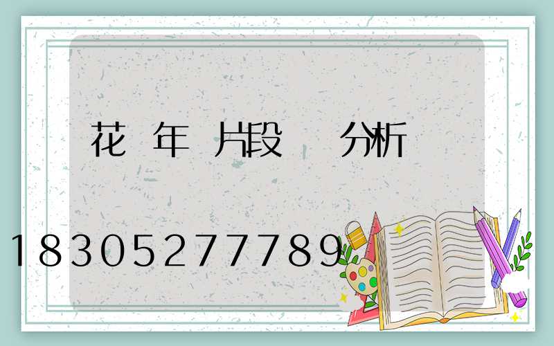 花樣年華片段鏡頭分析圖