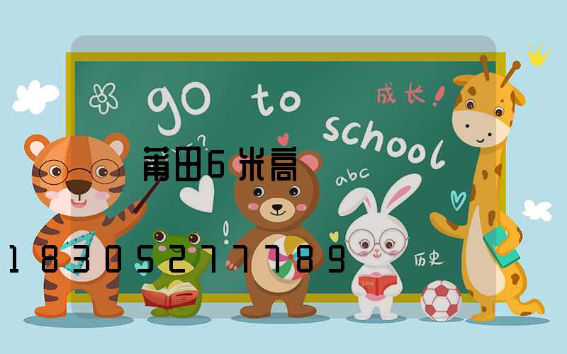 莆田6米高桿燈