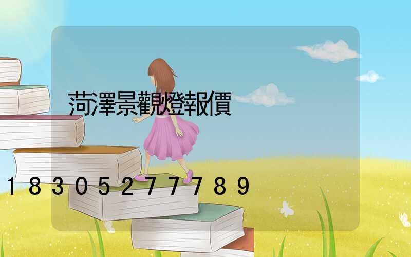 菏澤景觀燈報價