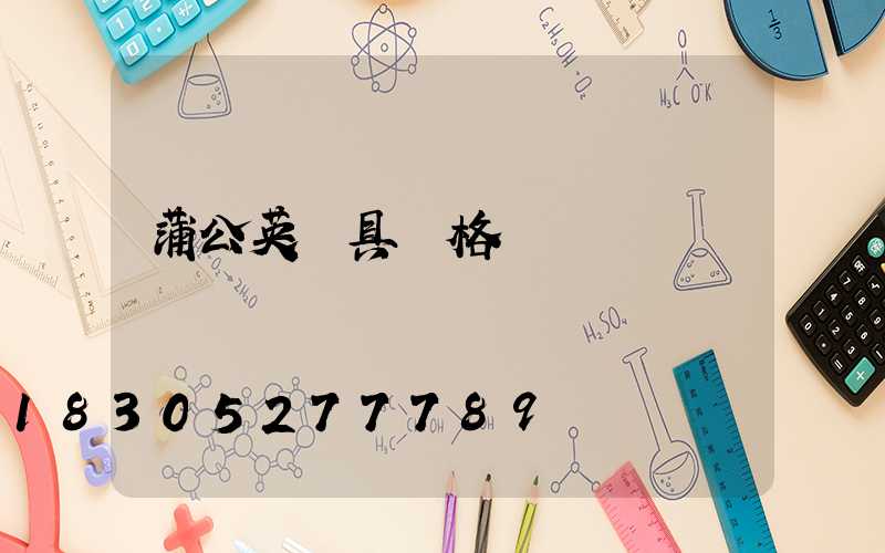 蒲公英燈具價格