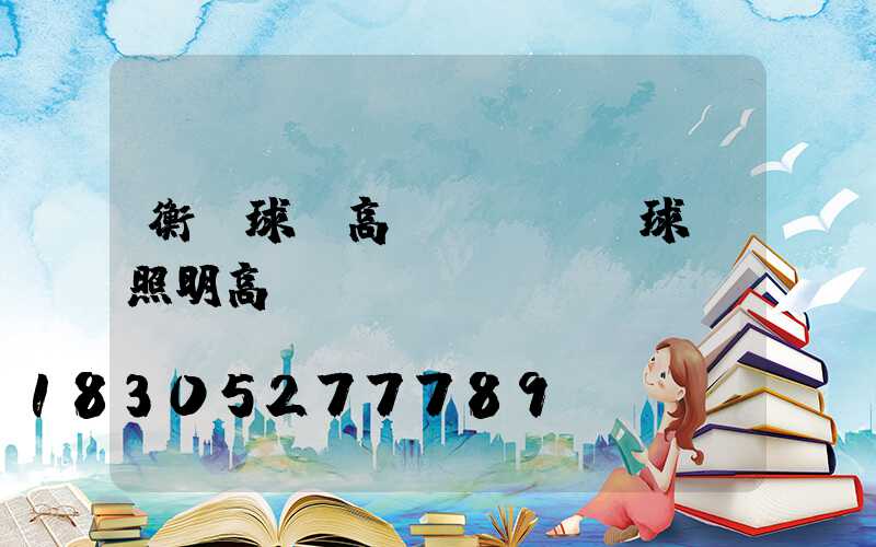 衡陽球場高桿燈(廣場球場照明高桿燈)