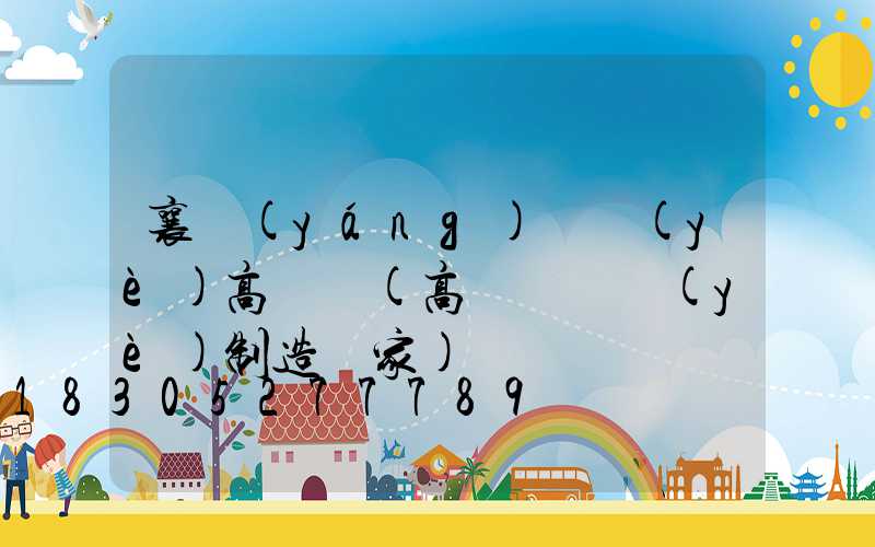 襄陽(yáng)專業(yè)高桿燈(高桿燈專業(yè)制造廠家)