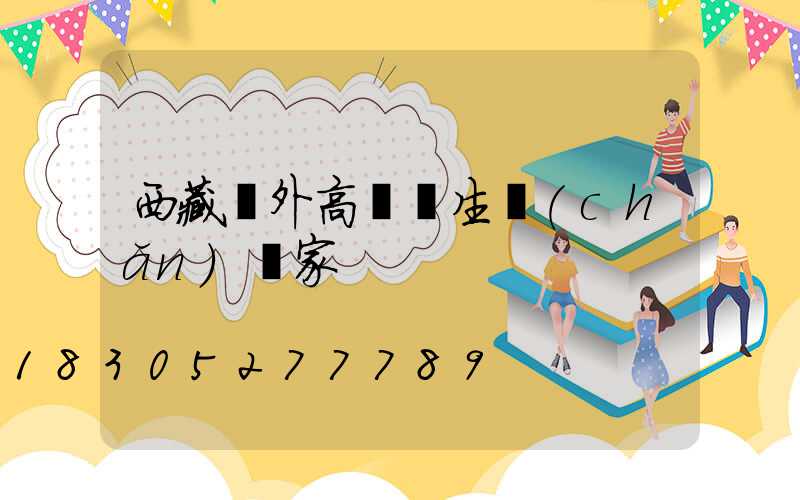 西藏戶外高桿燈生產(chǎn)廠家