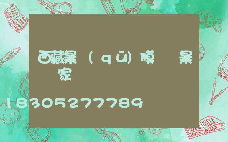 西藏景區(qū)膜結構景觀廠家