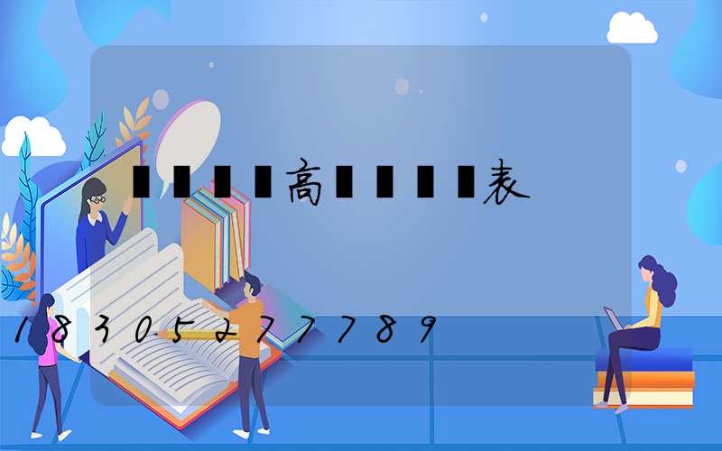 貴陽廣場高桿燈報價表