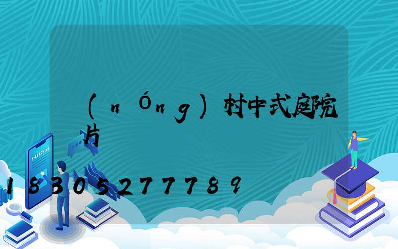 農(nóng)村中式庭院圖片