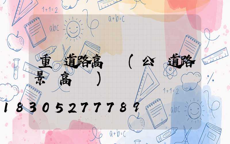 重慶道路高桿燈(公園道路景觀高桿燈)