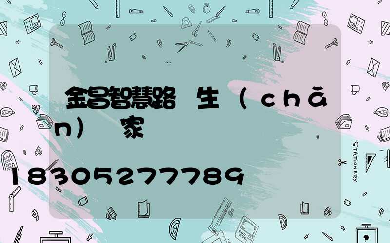 金昌智慧路燈生產(chǎn)廠家