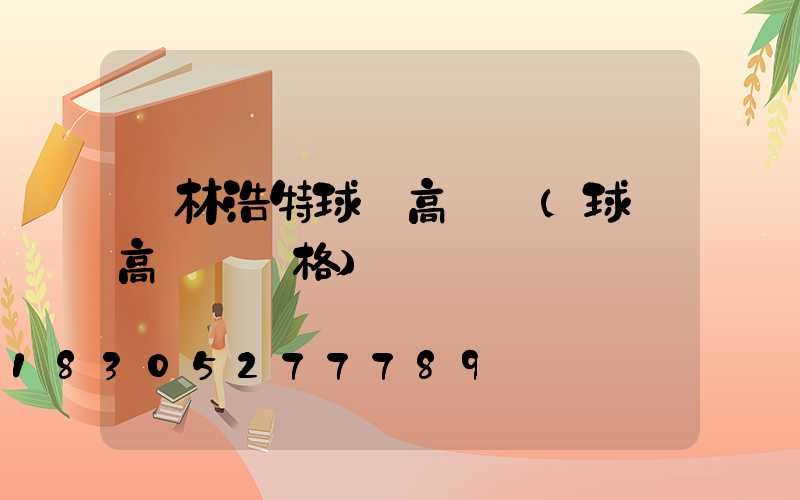 錫林浩特球場高桿燈(球場高桿燈價格)