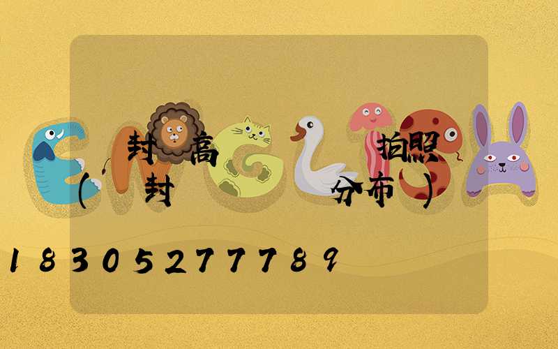 開封縣高桿燈紅綠燈拍照嗎(開封紅綠燈設備分布圖)