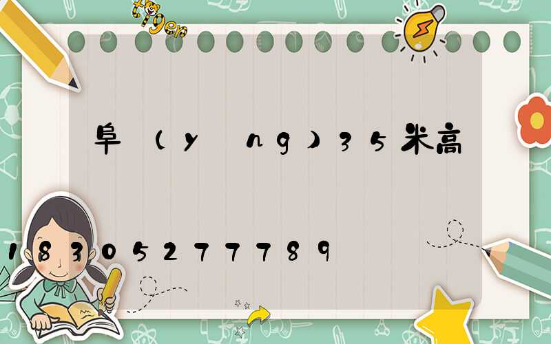 阜陽(yáng)35米高桿燈