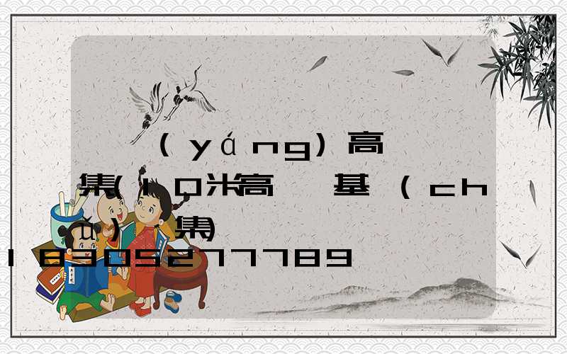 阜陽(yáng)高桿燈圖集(10米高桿燈基礎(chǔ)圖集)