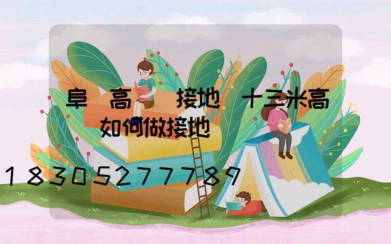阜陽高桿燈接地(十三米高桿燈如何做接地)