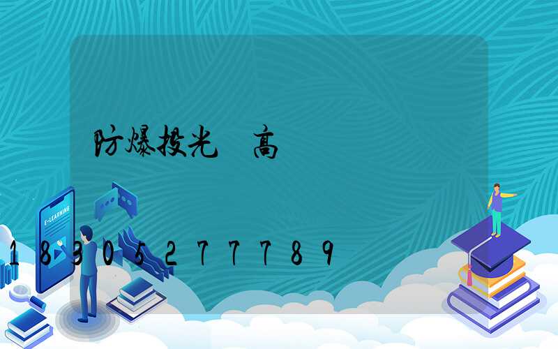 防爆投光燈高桿燈