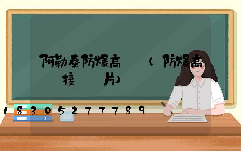 阿勒泰防爆高桿燈(防爆高桿燈接線圖片)