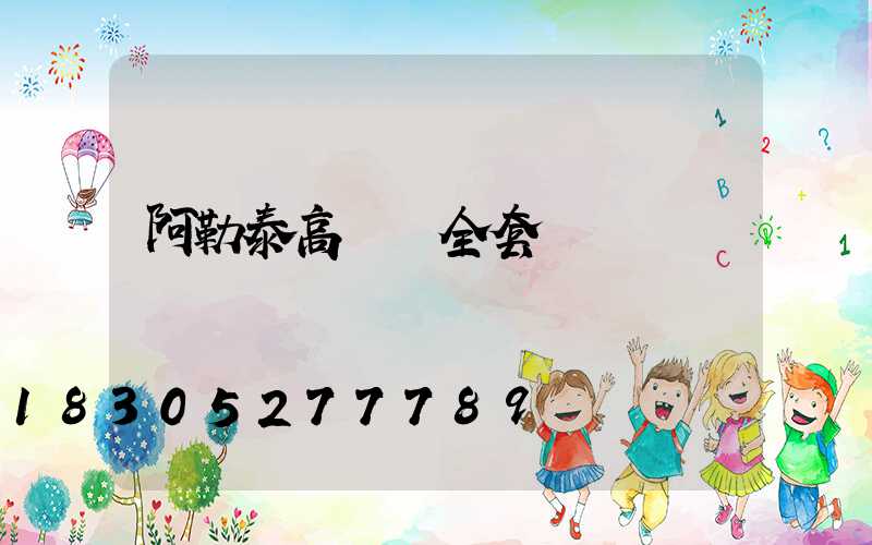 阿勒泰高桿燈全套