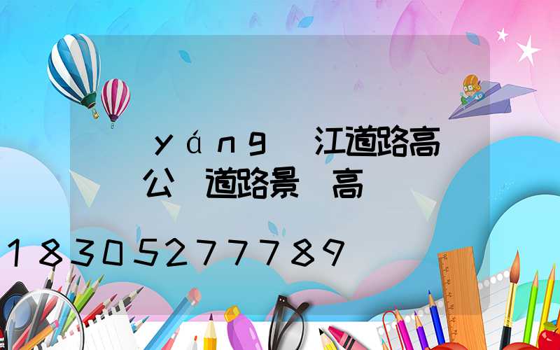 陽(yáng)江道路高桿燈(公園道路景觀高桿燈)