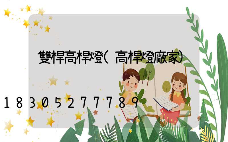 雙桿高桿燈(高桿燈廠家)