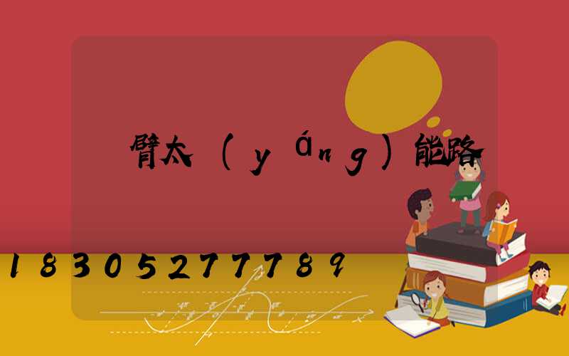 雙臂太陽(yáng)能路燈