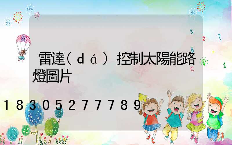 雷達(dá)控制太陽能路燈圖片