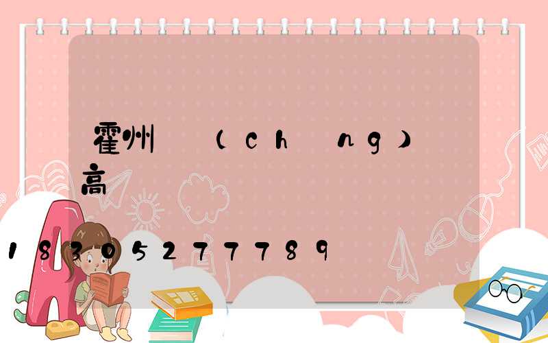 霍州廣場(chǎng)燈高桿燈