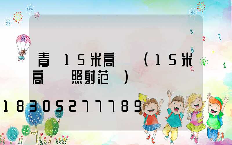 青島15米高桿燈(15米高桿燈照射范圍)
