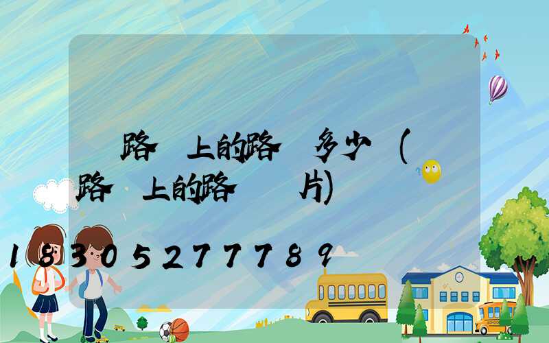馬路邊上的路燈多少錢(馬路邊上的路燈圖片)