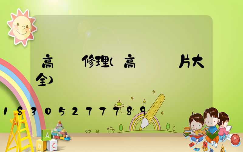 高桿燈修理(高桿燈圖片大全)