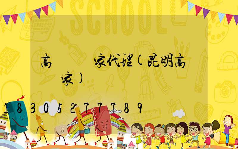 高桿燈廠家代理(昆明高桿燈廠家)