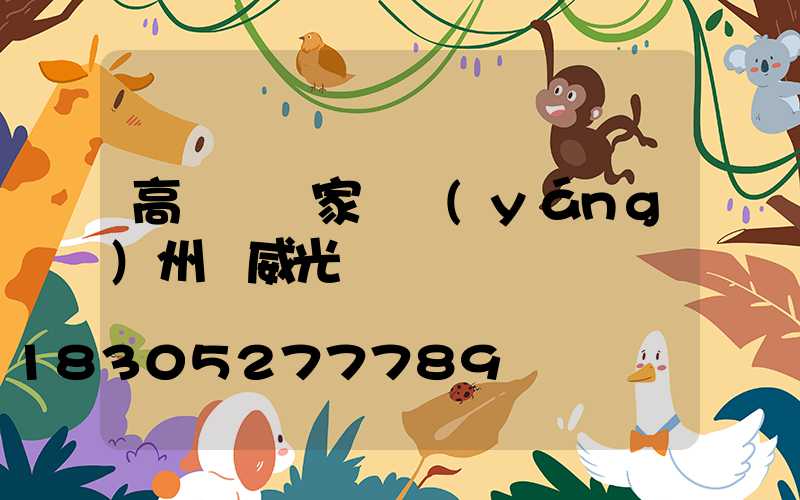 高桿燈廠家選揚(yáng)州漢威光電