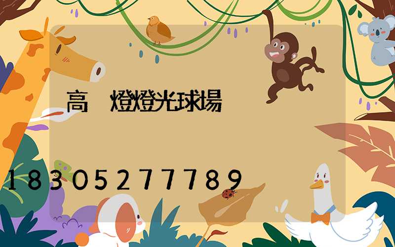 高桿燈燈光球場