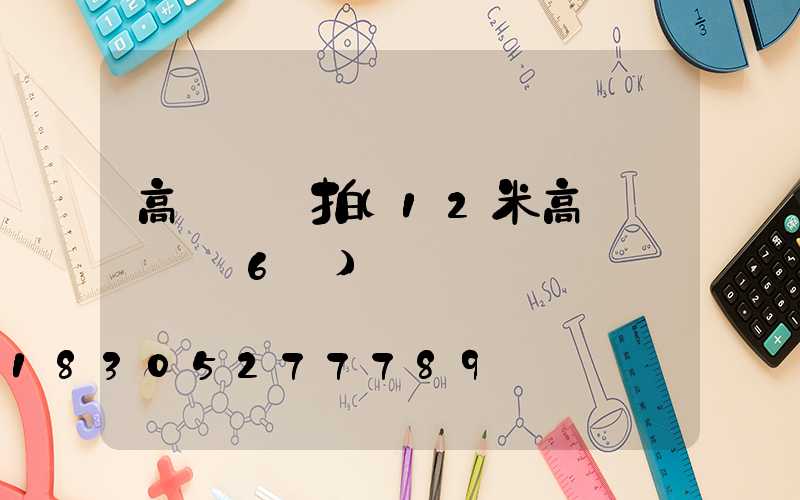 高桿燈燈拍(12米高桿燈廣場燈6頭)