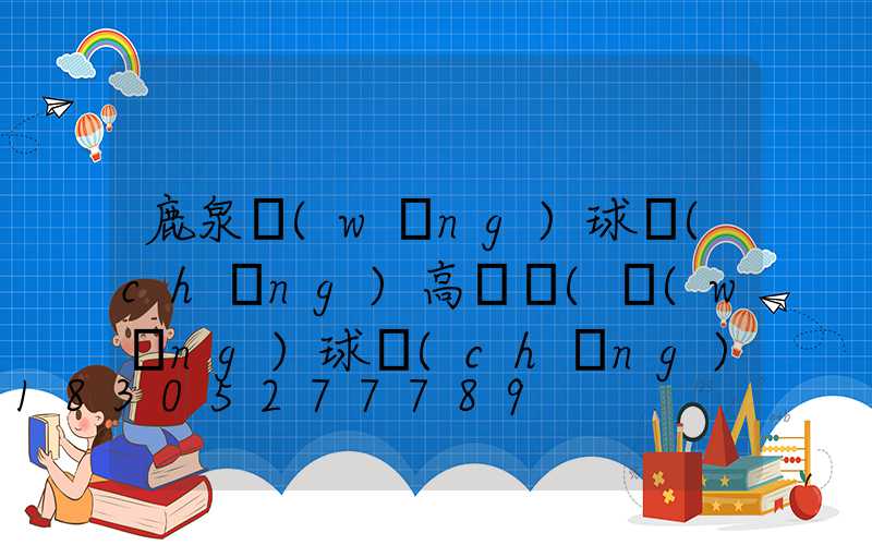 鹿泉網(wǎng)球場(chǎng)高桿燈(網(wǎng)球場(chǎng)的燈是什么燈)