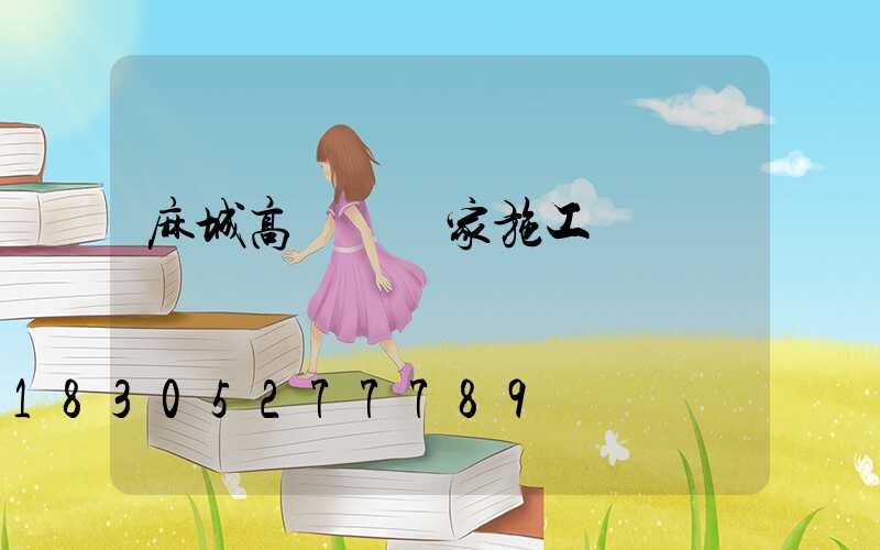 麻城高桿燈廠家施工