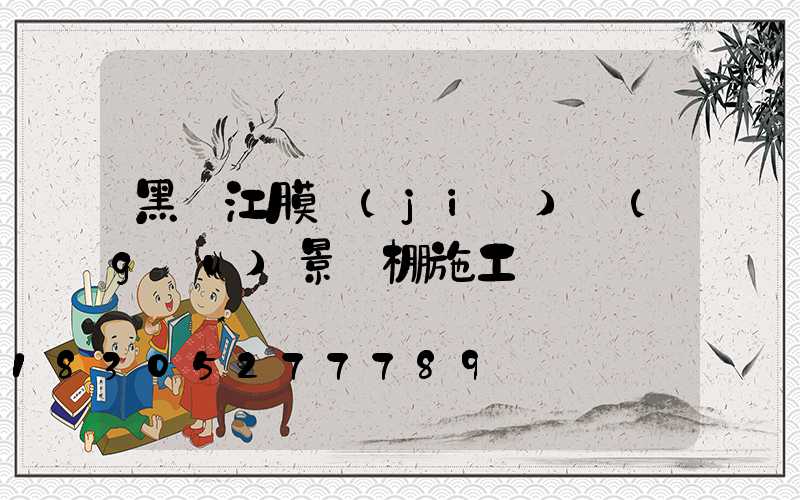 黑龍江膜結(jié)構(gòu)景觀棚施工